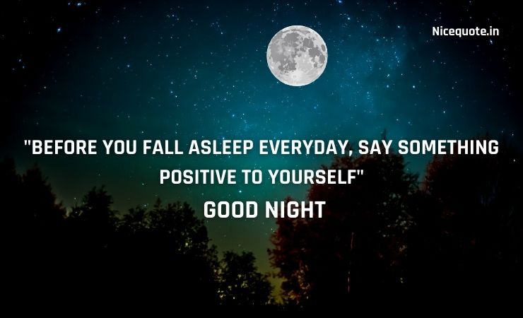 Good night quotes and message with images