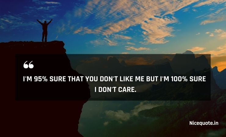 attitude quotes in English