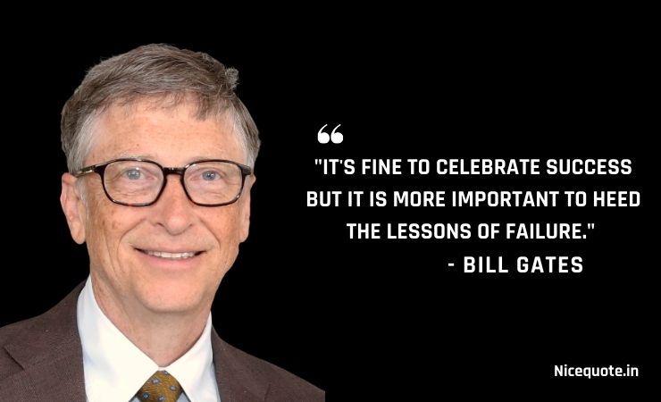 Motivational Quotes for success by bill gates