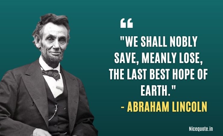 Abraham Lincoln thoughts