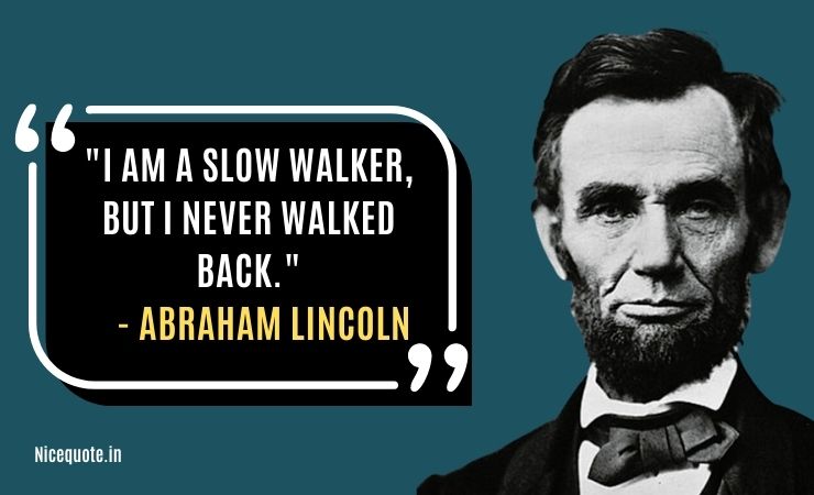 abraham lincoln inspirational quotes