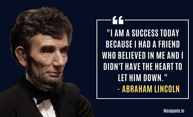abraham lincoln quotes on success