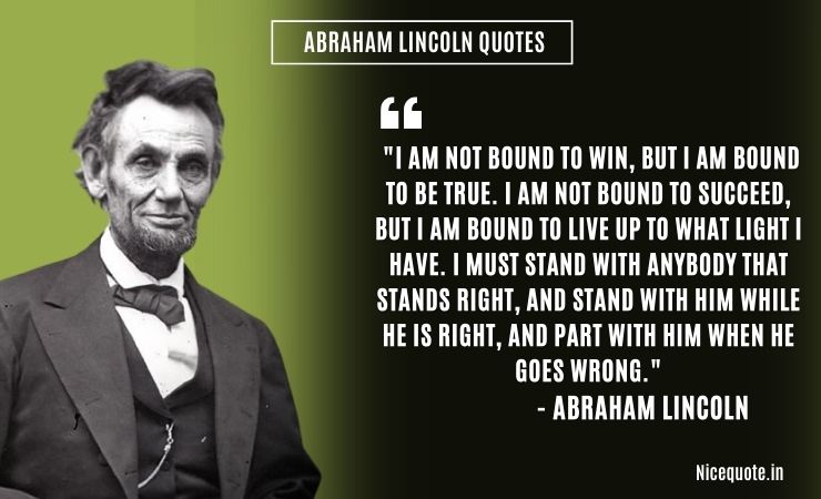 Abraham Lincoln Thoughts