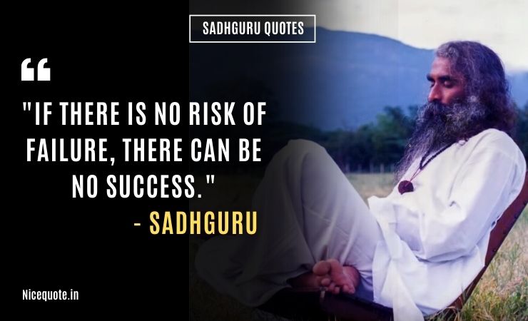 Sadhguru Quotes on success