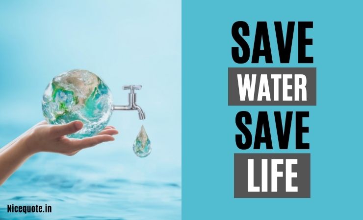 slogan on save water