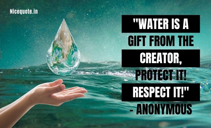 save water quotes