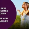 Life Quotes in English