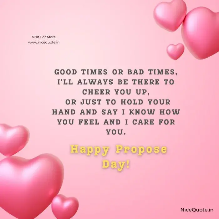 Propose Day Quotes