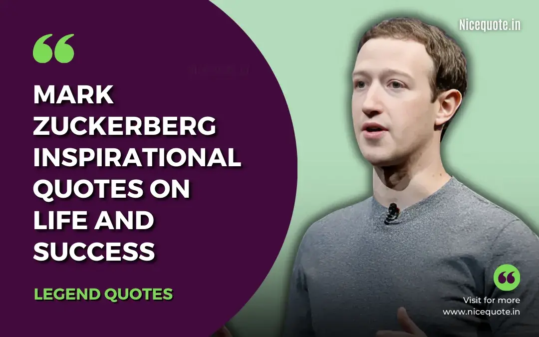 Inspiring Mark Zuckerberg Quotes